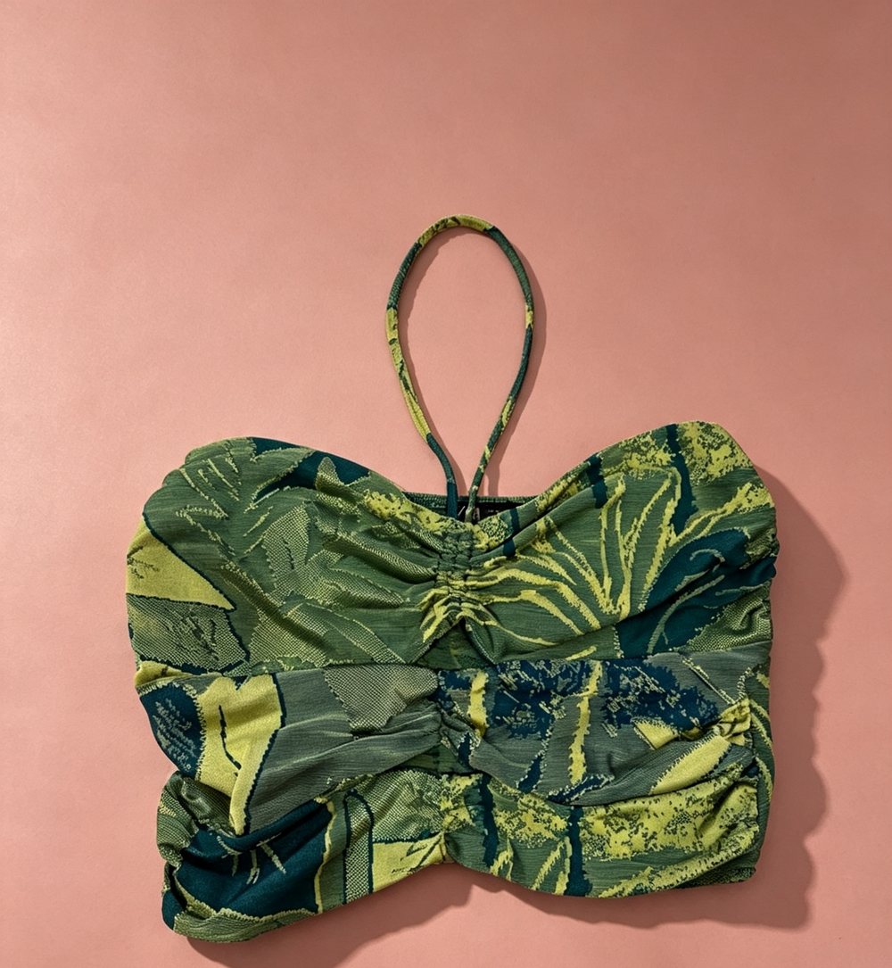 Zara Strapless Crop Top